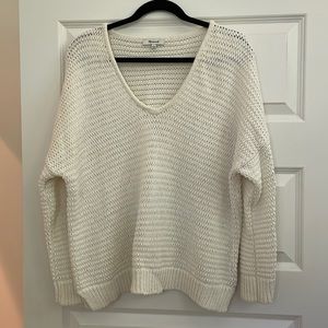 Madewell sweater, size large.